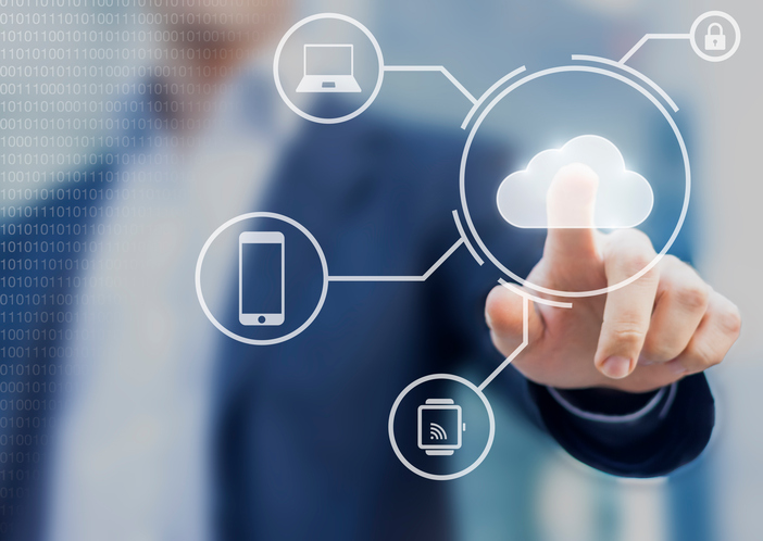 Data storage securely available from all devices with cloud computing Cloud computing technology make data storage securely available everywhere from all devices