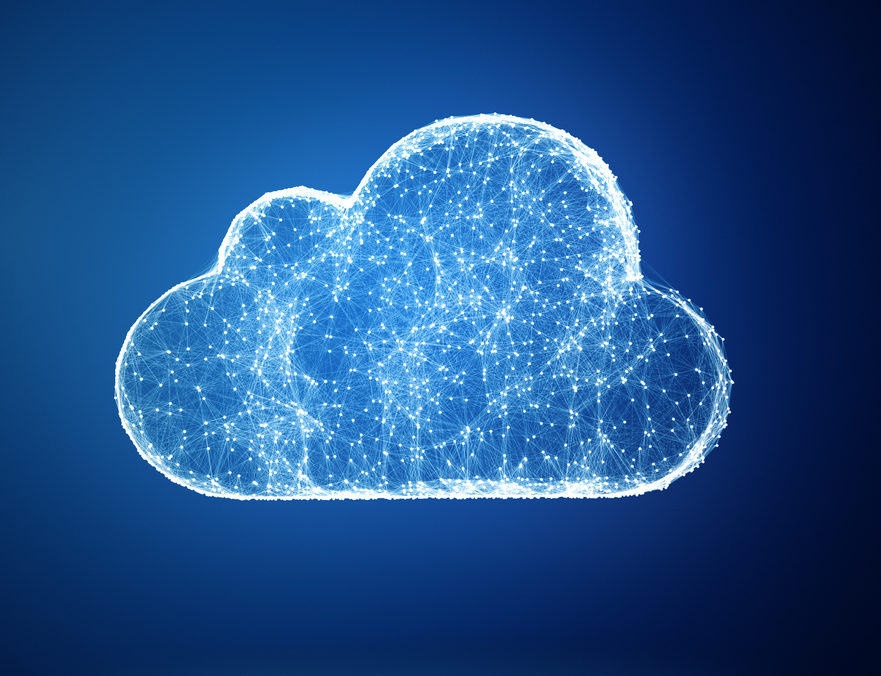 3D illustration: cloud storage 3D illustration: cloud storage, network conception from a plurality of hosts and communications