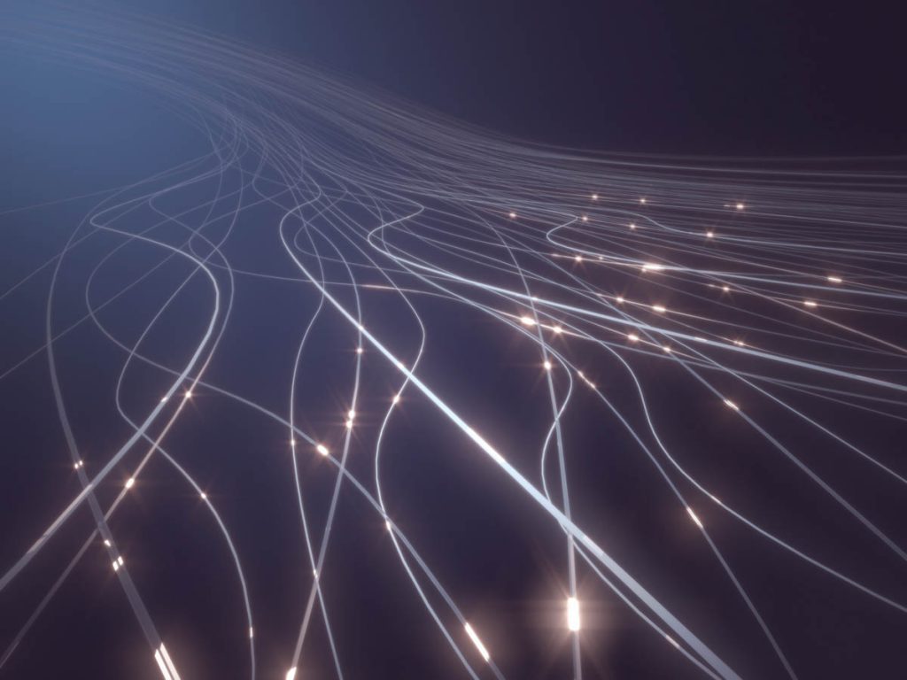 Optical Fiber Abstract Abstract background in a concept of optical fiber.