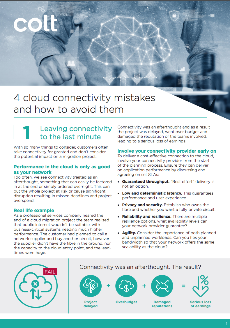 4 Cloud mistakes preview 4 Cloud mistakes preview