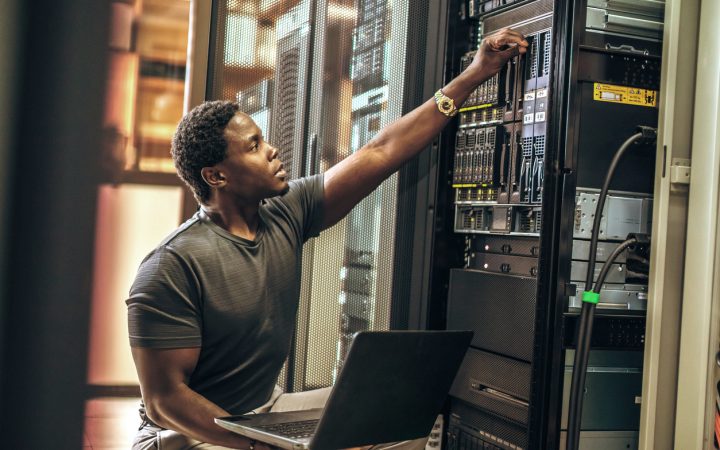 engineer server room