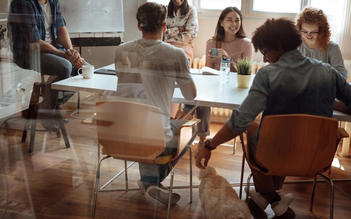 Business Meeting in a Conference Room