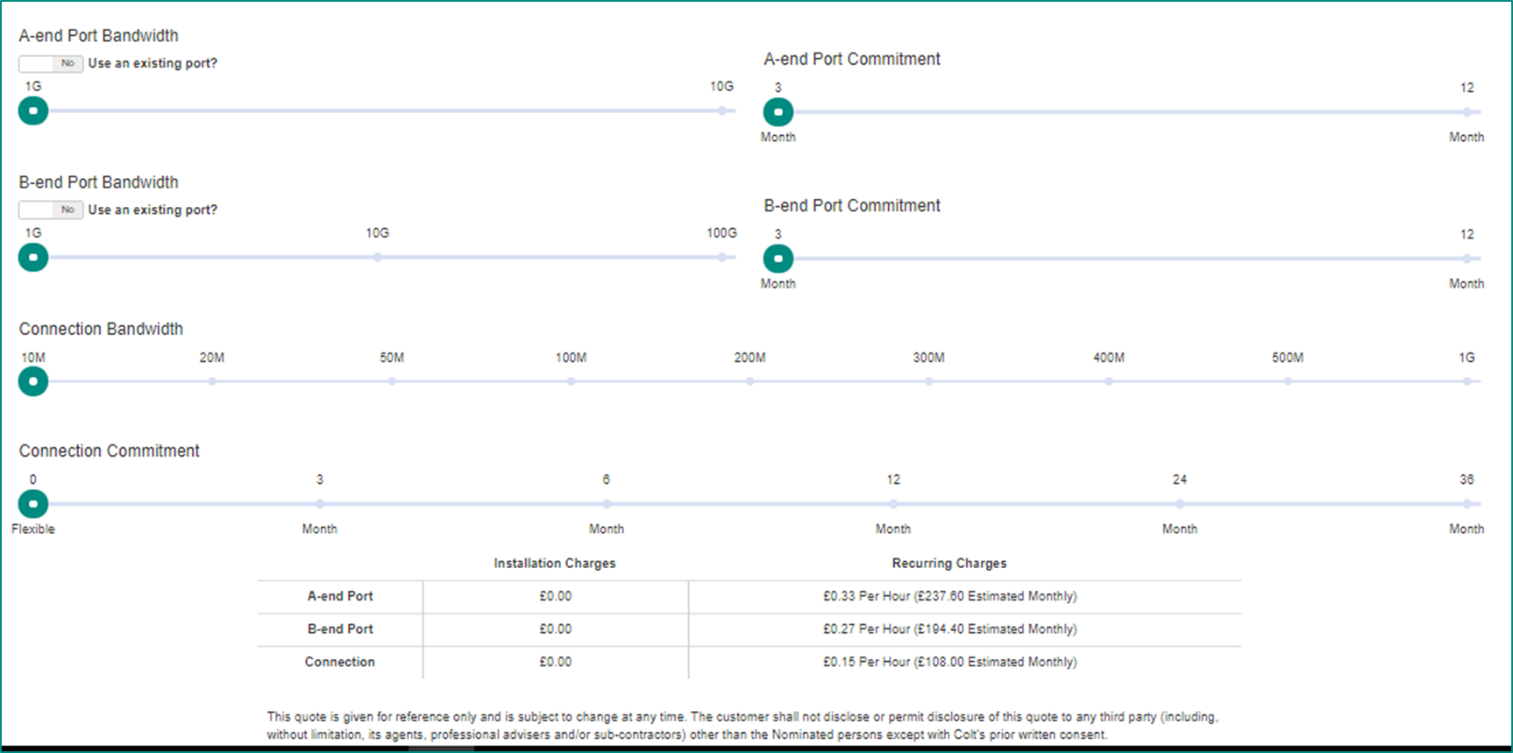 On Demand Pricing Tool 2