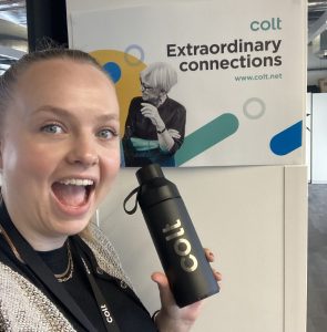 Image of Hannah Davies holding an Ocean Bottle