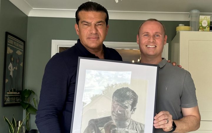 Sean Nash with Tamer Hassan