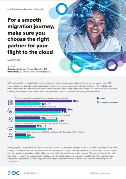 Choose the right partner for your flight to the cloud