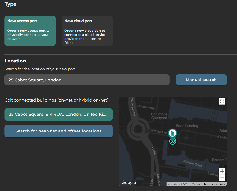 Address search