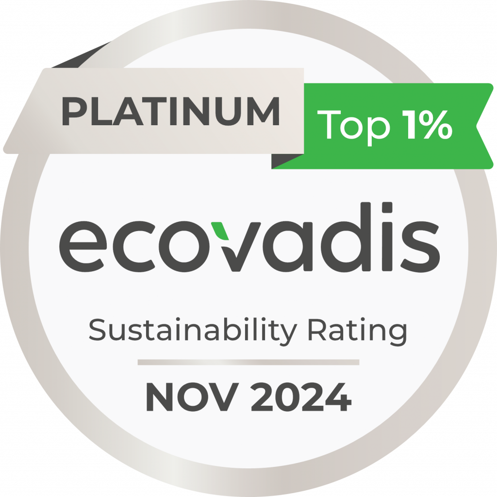 EcoVadis Platinum Medal 2024 EcoVadis Platinum Medal 2024