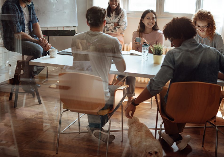 Business Meeting in a Conference Room